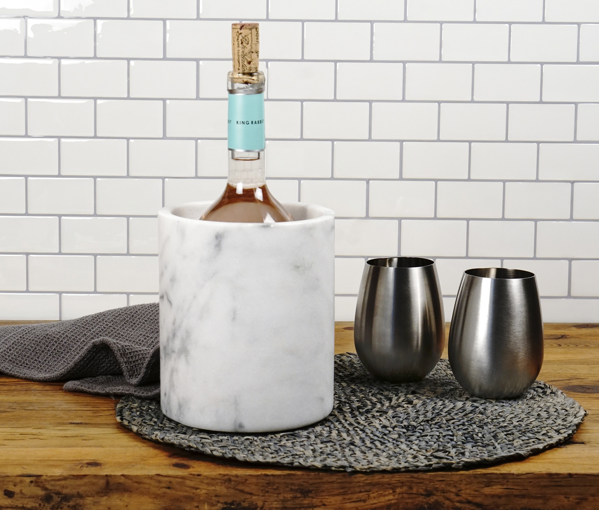 Tool Crock & Wine Holder