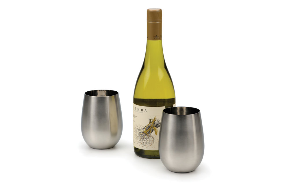 Wine Glass S/S Stemless 11oz