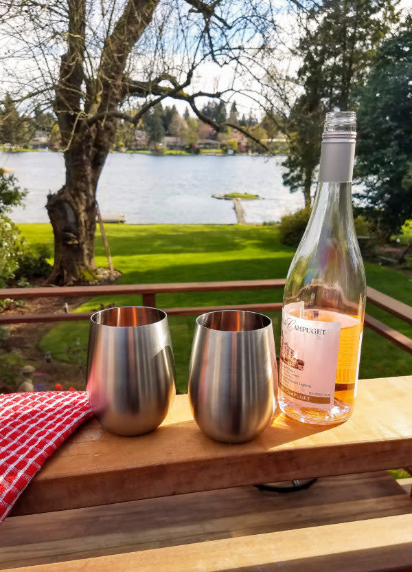 Wine Glass S/S Stemless 11oz