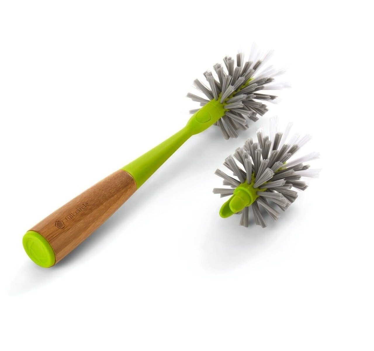 Full Circle Bamboo Cast Iron Brush & Scraper