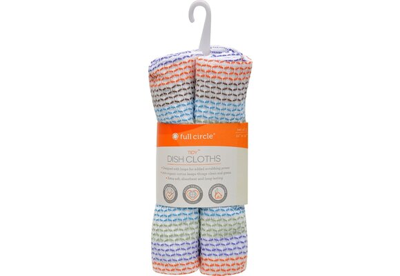 Dish Cloths Organic S/3 Multi
