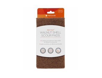 "Neat Nut" Walnut Shell Scour Pads S/3