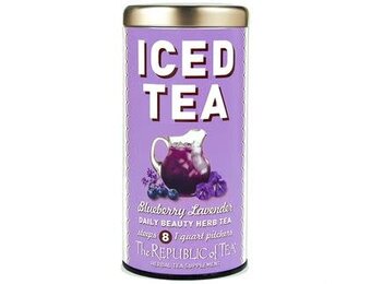 Iced Herbal Tea Blueberry Lavender