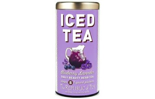 Iced Herbal Tea Blueberry Lavender