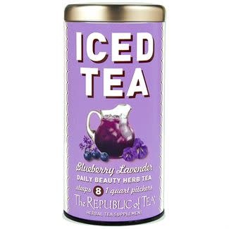 Iced Herbal Tea Blueberry Lavender