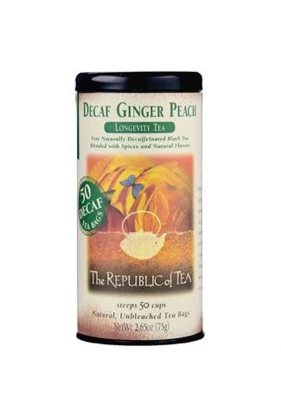 Black Tea Decaf Ginger Peach