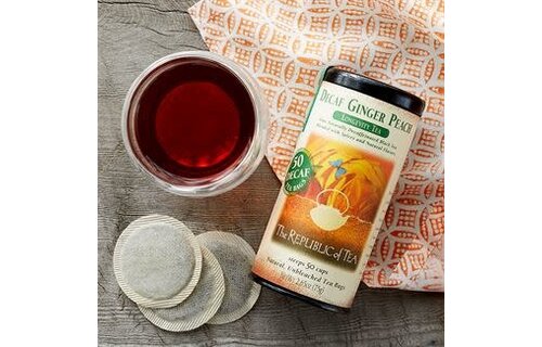Black Tea Decaf Ginger Peach