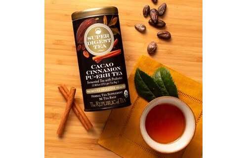 Super Digest Tea Cacao Cinnamon Pu-erh Organic