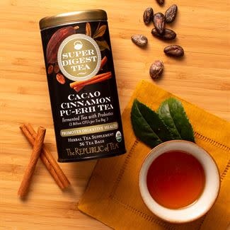 Super Digest Tea Cacao Cinnamon Pu-erh Organic