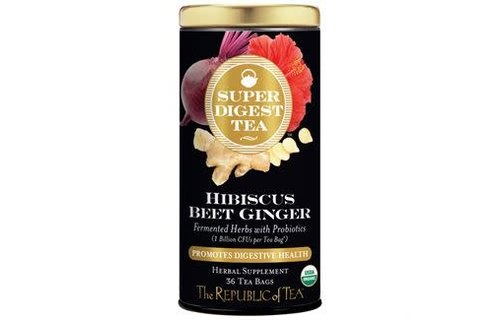 Super Digest Tea Hibiscus Beet Ginger Organic
