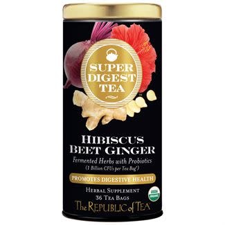 Super Digest Tea Hibiscus Beet Ginger Organic