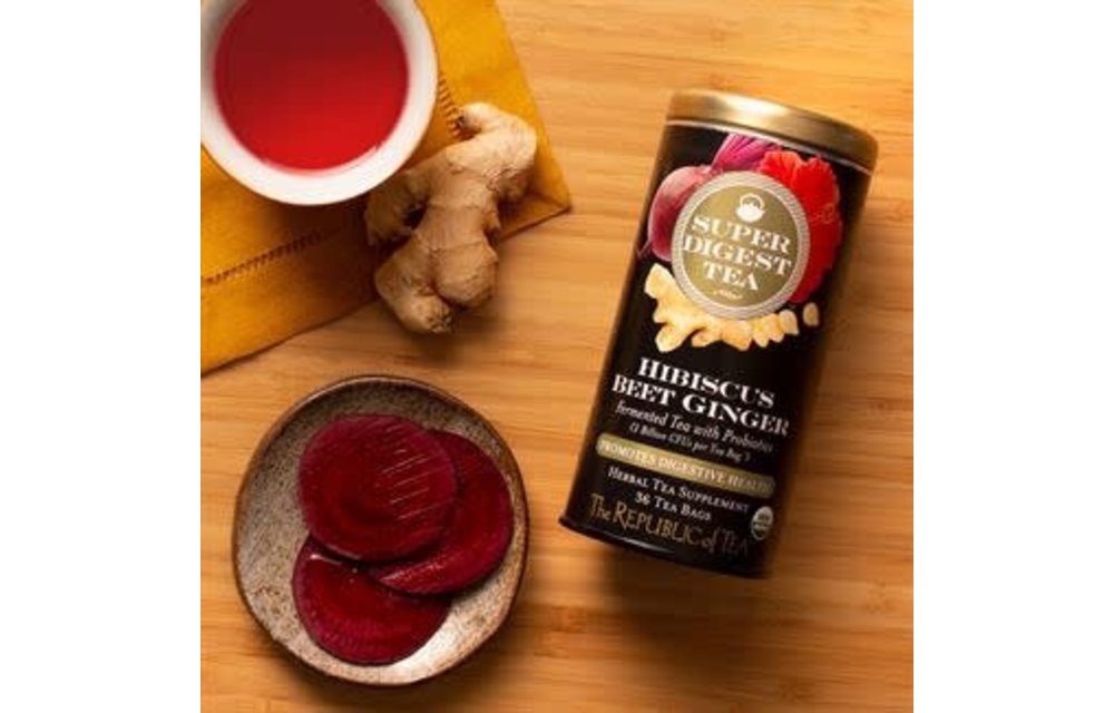 Super Digest Tea Hibiscus Beet Ginger Organic