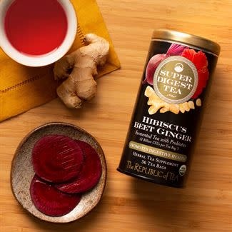 Super Digest Tea Hibiscus Beet Ginger Organic