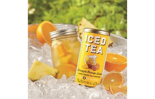 Iced Green Tea Pineapple Orange Guava