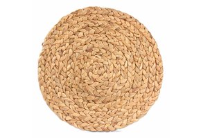 Placemat Rnd Braided Hyacinth