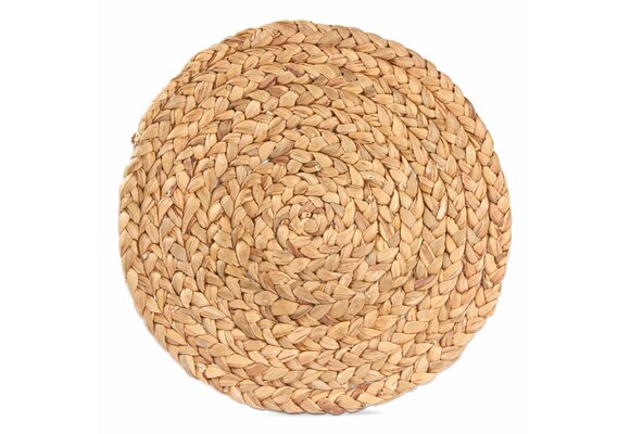 Placemat Rnd Braided Hyacinth