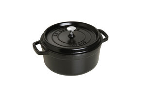 STAUB Cocotte Rnd 4QT Black
