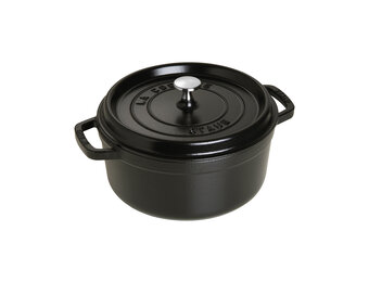 STAUB Cocotte Rnd 4QT Black