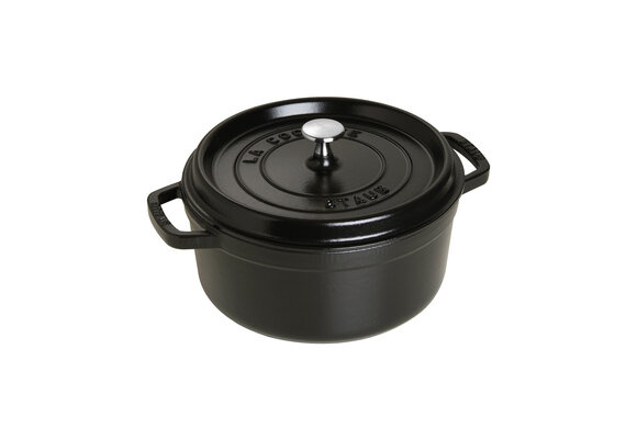 STAUB Cocotte Rnd 4QT Black