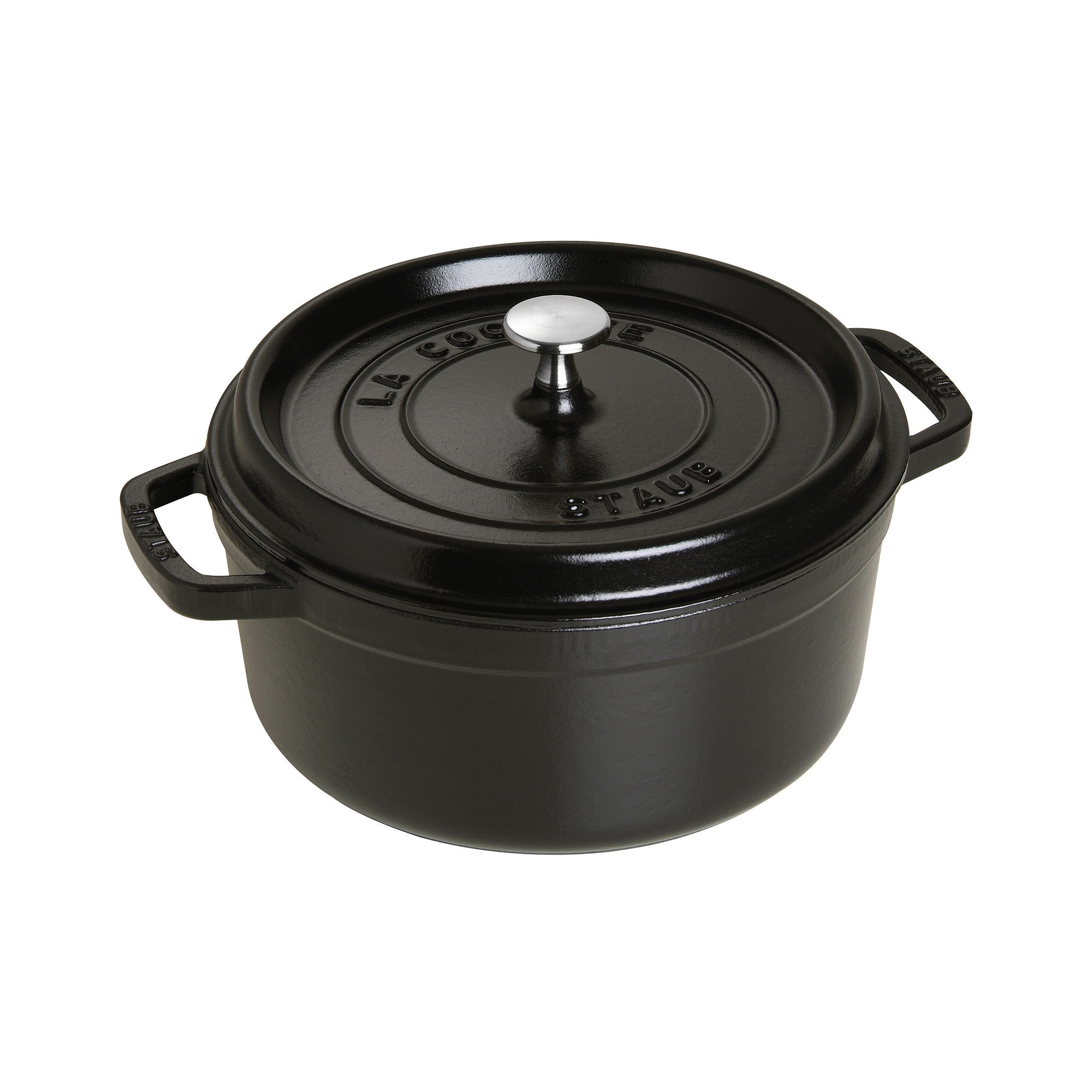 STAUB Cocotte Rnd 4QT Black