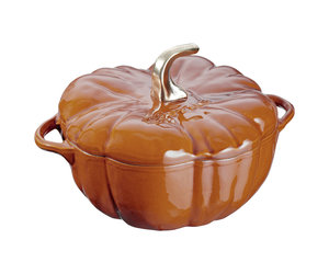 STAUB かぼちゃ 両手鍋 ストウブ 鍋 Staub パンプキンココット 24cm 両手鍋 ホーロー鍋