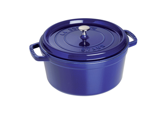 STAUB Cocotte 5.5QT Rnd Blue