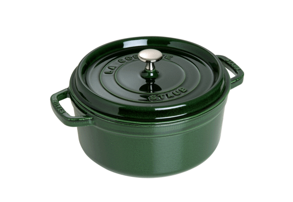 STAUB Cocotte 5.5QT Rnd Basil