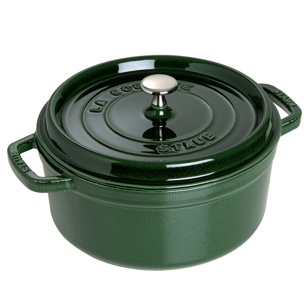 STAUB Cocotte 5.5QT Rnd Basil