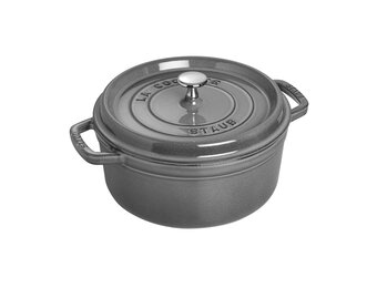 STAUB Cocotte Rnd 4QT Graphite