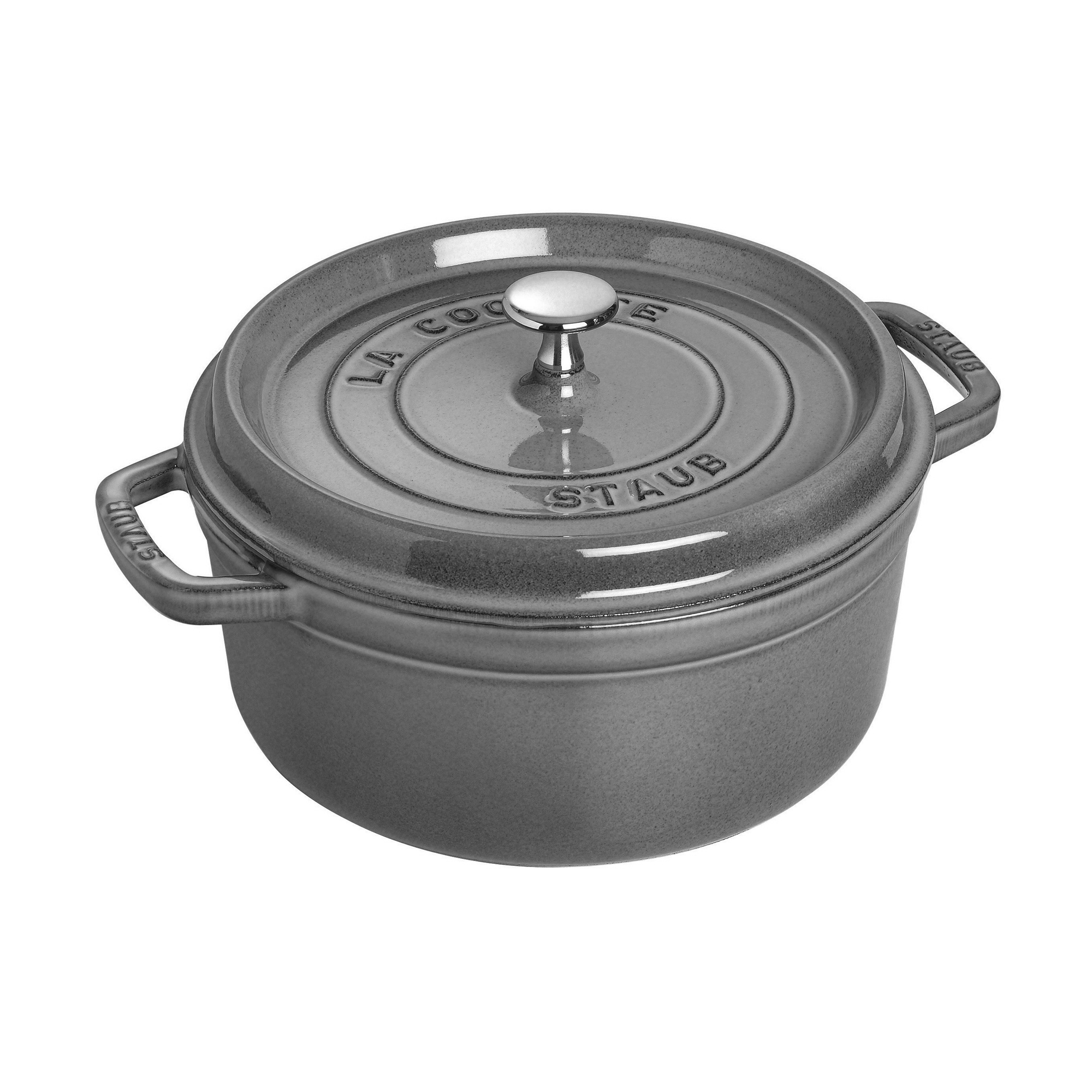 STAUB Cocotte Rnd 4QT Graphite