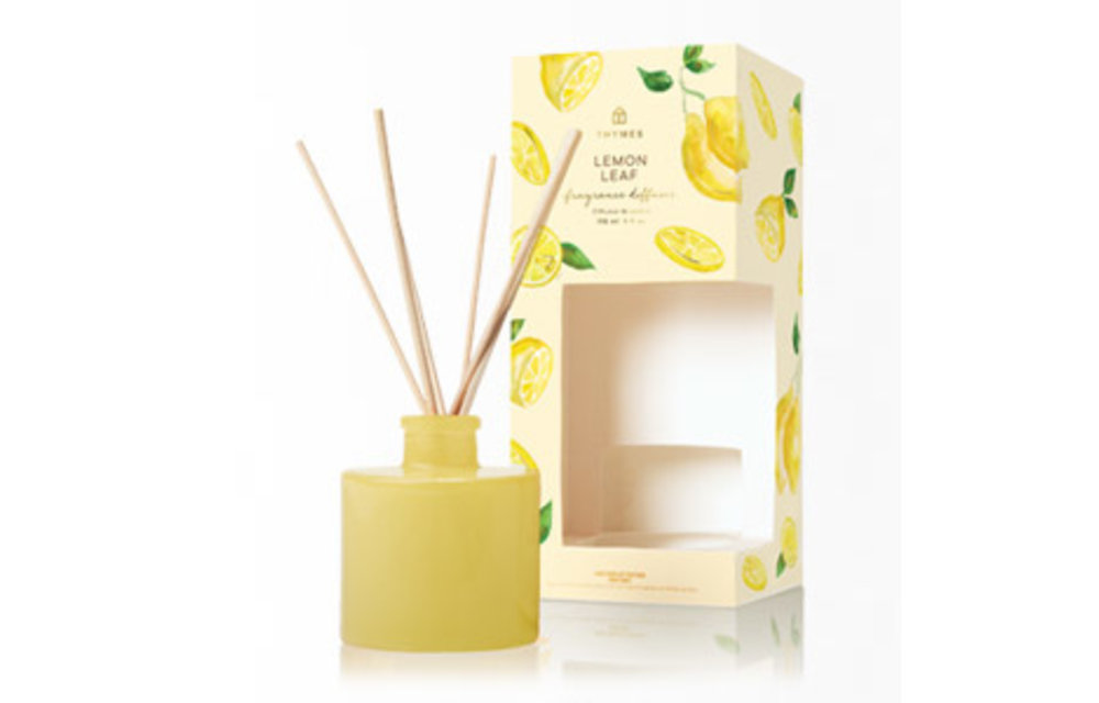 Lemon Leaf Reed Diffuser, Petite