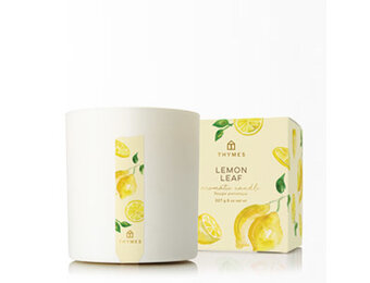 Lemon Leaf Poured Candle