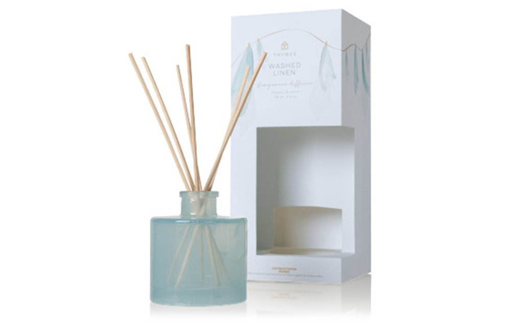 Washed Linen Reed Diffuser, Petite