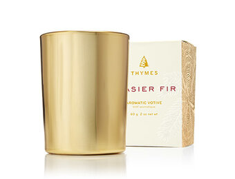 Frasier Fir Votive Gold