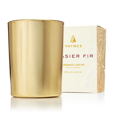 Frasier Fir Gilded Votive Gold