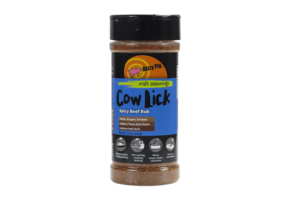 Original Cow Lick Spicy Beef Rub 8oz Shaker
