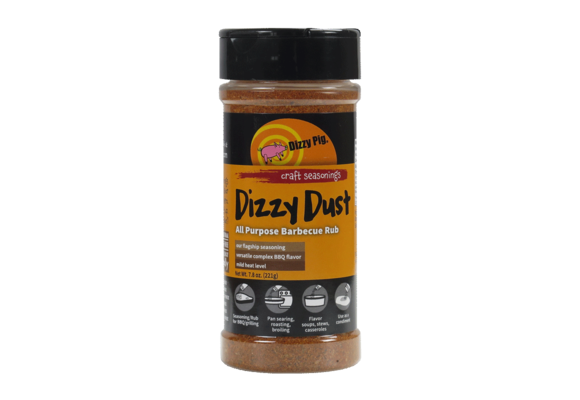 Original Dizzy Dust All-Purpose BBQ Seasoning 8oz Shaker