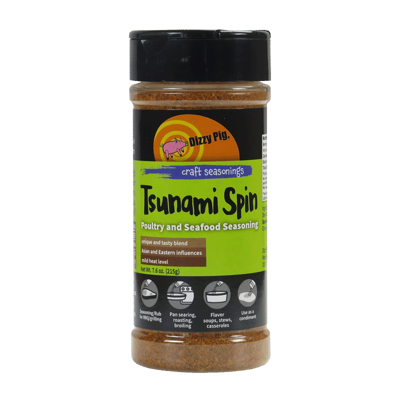 Original Tsunami Spin Asian Fusion Seasoning 8oz Shaker