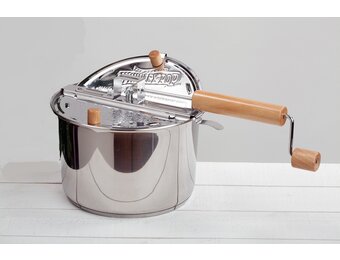 Whirley Pop Popcorn Maker Stainless Steel