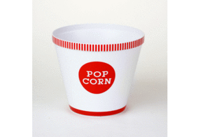 Popcorn Bucket Red Stripe Large