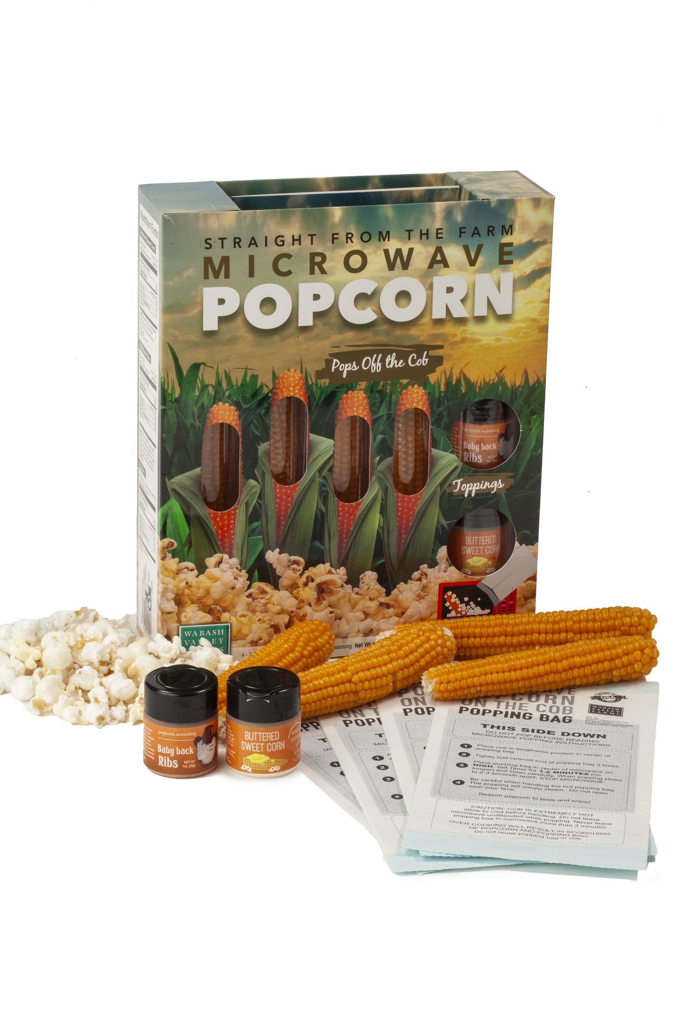 Popcorn on the Cob Popping Gift Set