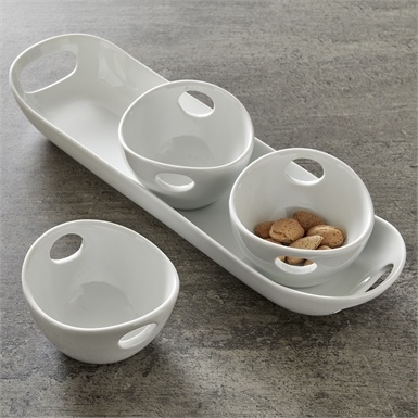Whiteware Trio Serving Set
