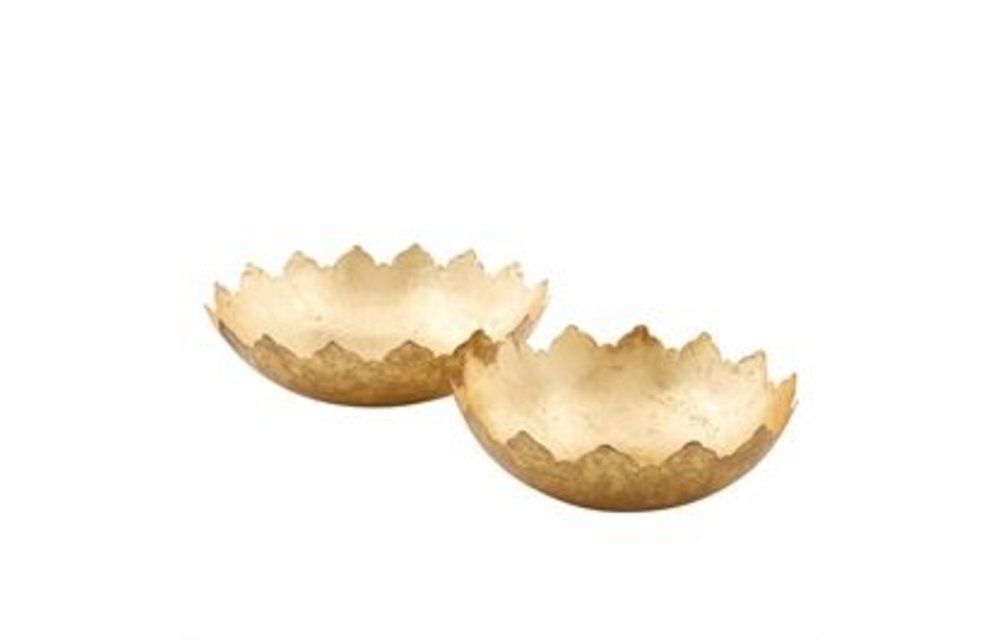 Bowl Set Decorative Gold Foil