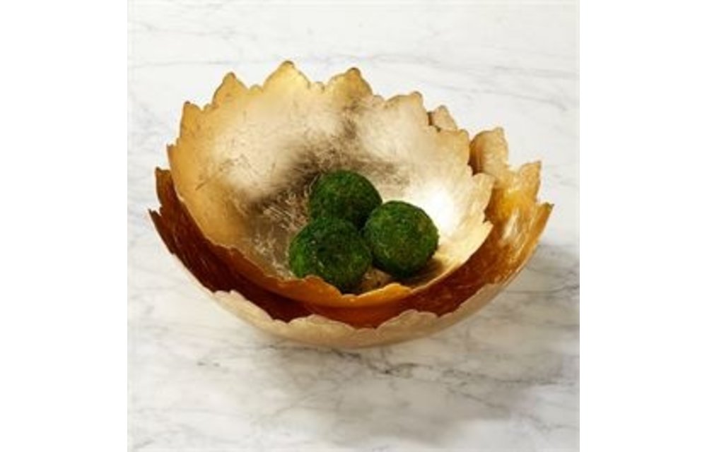Bowl Set Decorative Gold Foil