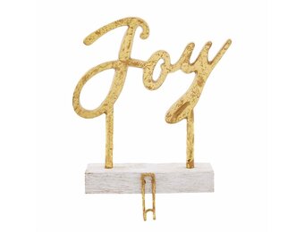 Stocking Holder, Gold Joy