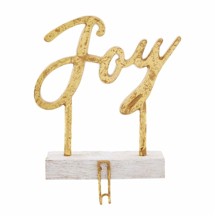 Stocking Holder, Gold Joy