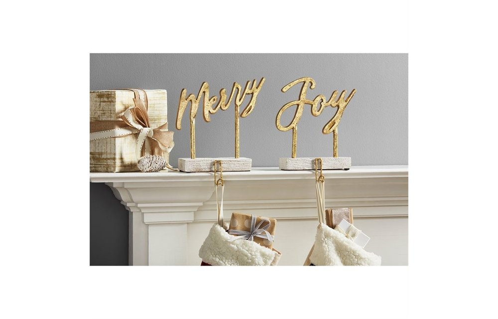 Mud Pie Holiday Collection Deer Stocking Holder