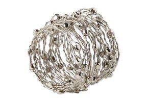 Napkin Ring Silver Lace