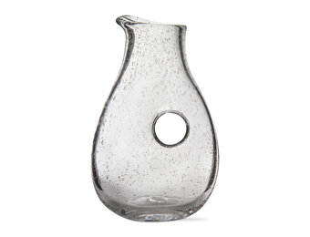 Bubble Glass Clear Pitcher Open DISCONTINUED