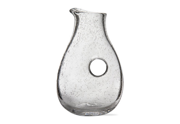 Bubble Glass Clear Pitcher Open DISCONTINUED